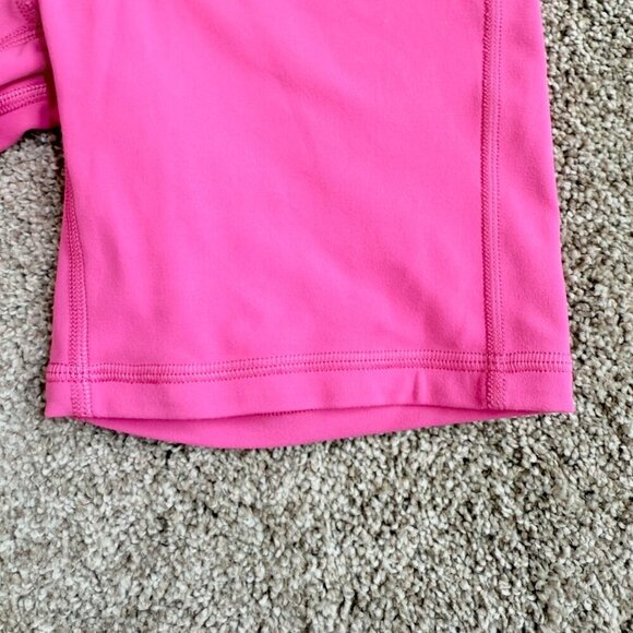 Lululemon 7” Align Biker Short Sonic Pink High Rise Activewear Mid-Thigh Size 2 - Picture 2 of 7